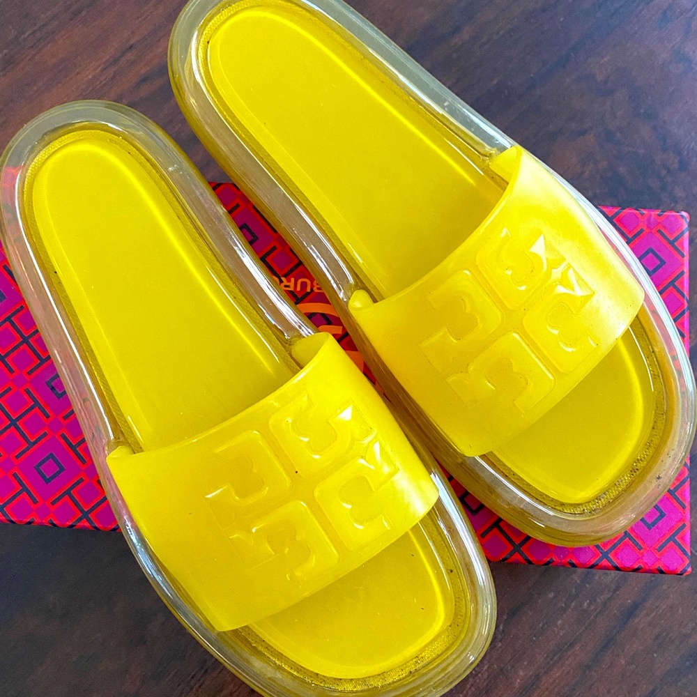 Tory Burch jelly slides